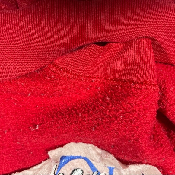 Vintage Disney Mickey & Co. Red Sweatshirt Women’s XL Made in USA - Picture 9 of 11